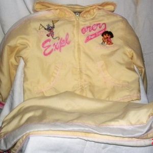 #58 Yellow&Pink Dora Tracksuit